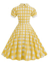 Vintage 40-Luvun Keltainen Mekko