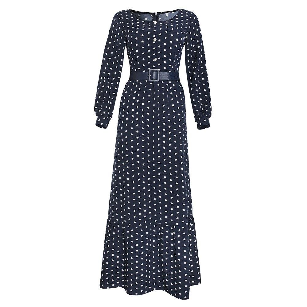 Vintage 40-Luvun Laivastonsininen Mekko