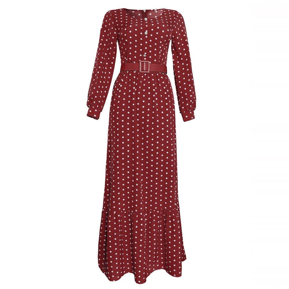 Vintage 40-Luvun Punainen Mekko