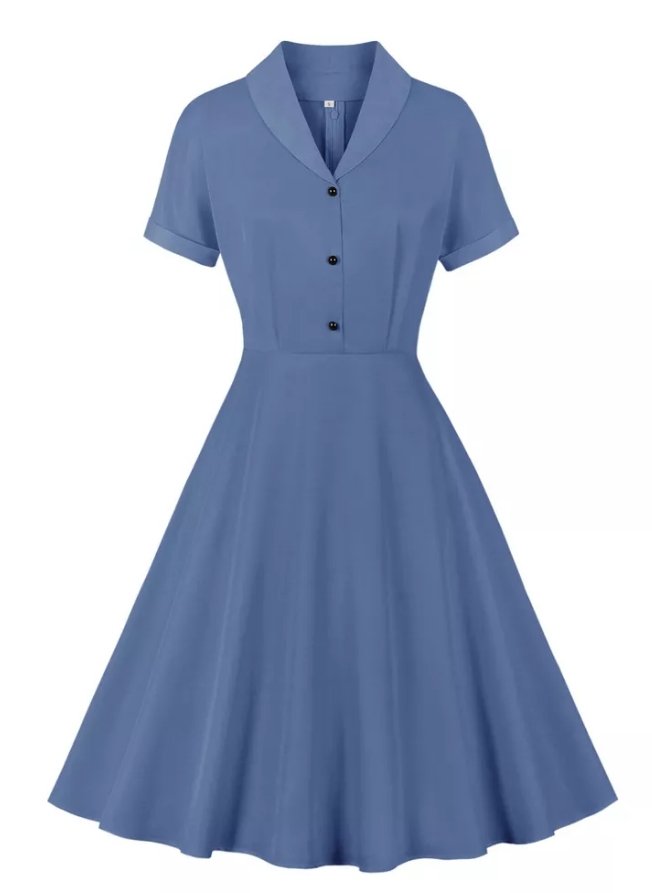 Vintage 50-Luvun Audrey Hepburn -Mekko