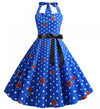 Vintage 50-Luvun Olkapäillä Oleva Mekko