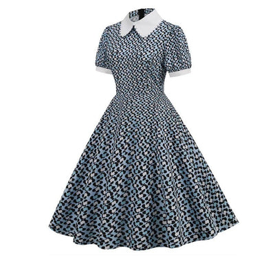 Vintage 50-Luvun Guinguette Spirit -Mekko