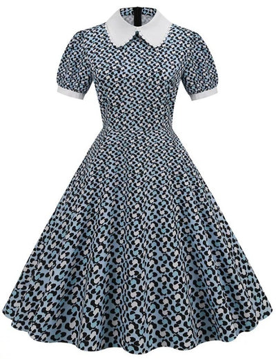 Vintage 50-Luvun Guinguette Spirit -Mekko