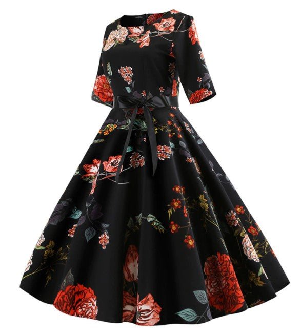 Vintage 50-Luvun Kukkamekko