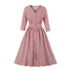 Vintage 50-Luvun Pitkähihainen Mekko
