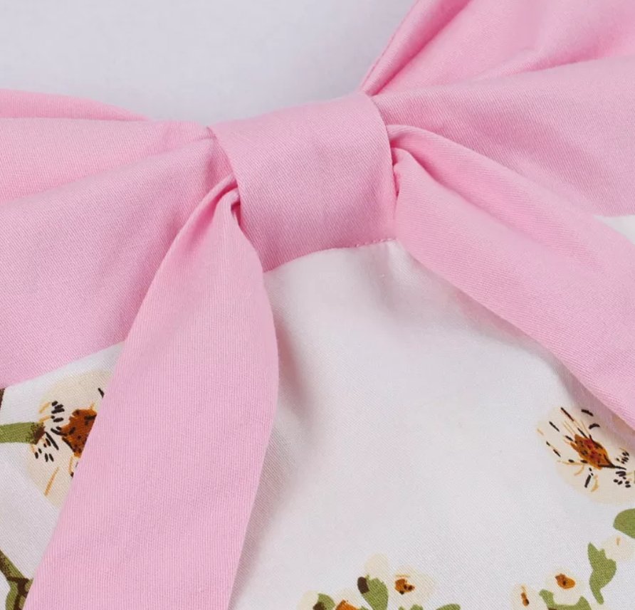 Vintage 50-Luvun Vaaleanpunainen Mekko