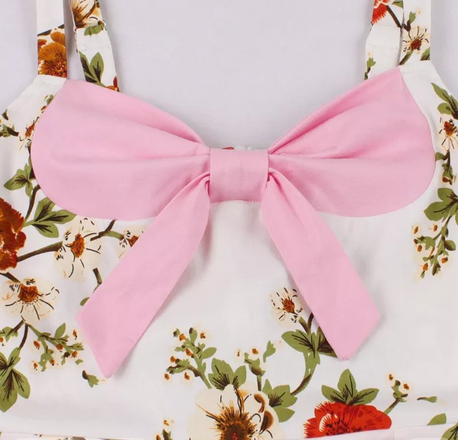 Vintage 50-Luvun Vaaleanpunainen Mekko