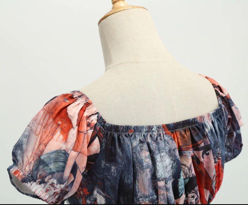 60-Luvun Leikkaus Mekko