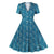 Vintage 60-Luvun Maansininen Mekko