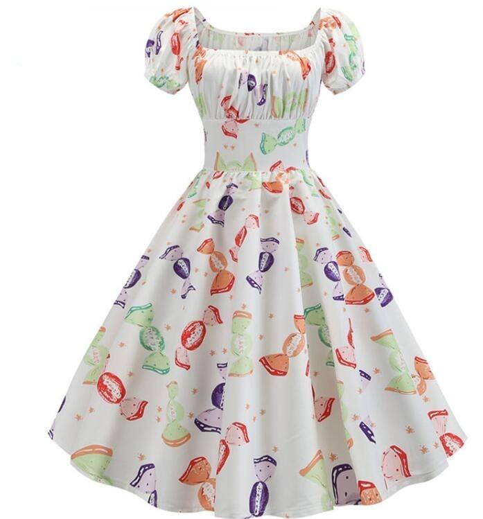Vintage 60-Luvun Karkkimekko