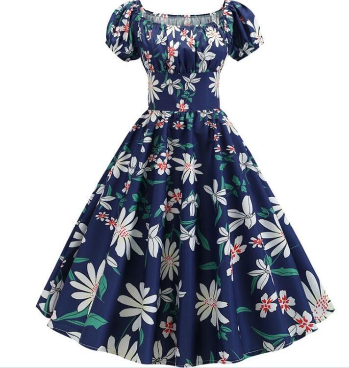 Vintage 60-Luvun Maalaismekko