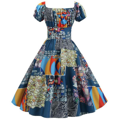 Vintage 60-Luvun Patchwork Mekko