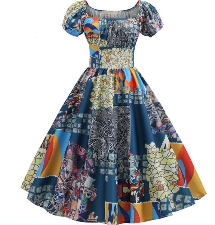 Vintage 60-Luvun Patchwork Mekko