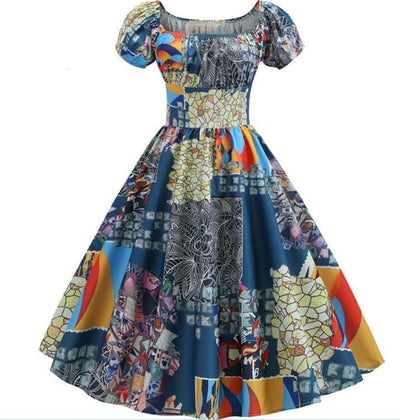 Vintage 60-Luvun Patchwork Mekko