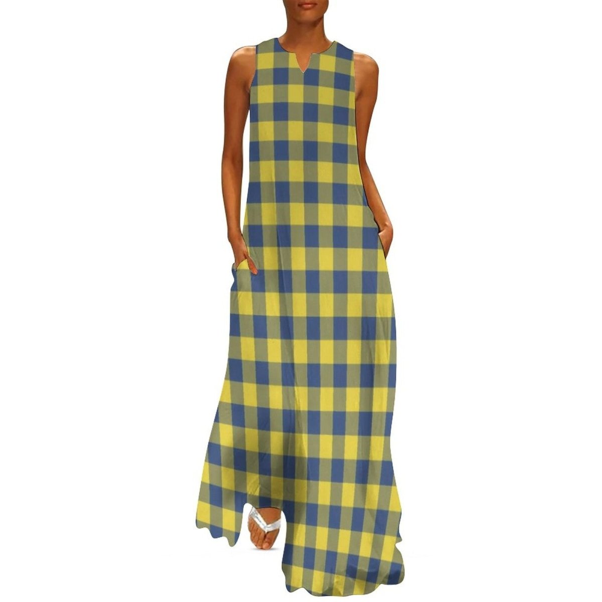 Vintage 70-Luvun Ruutumekko
