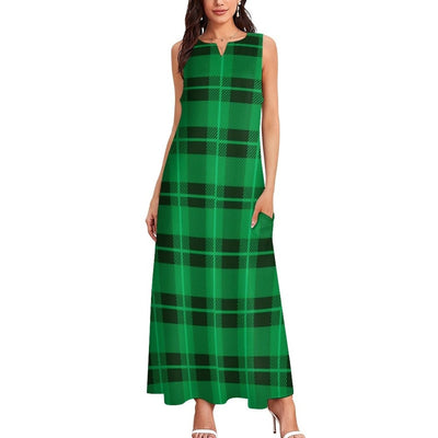 Vintage 70-Luvun Vihreä Mekko