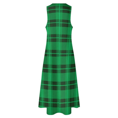 Vintage 70-Luvun Vihreä Mekko