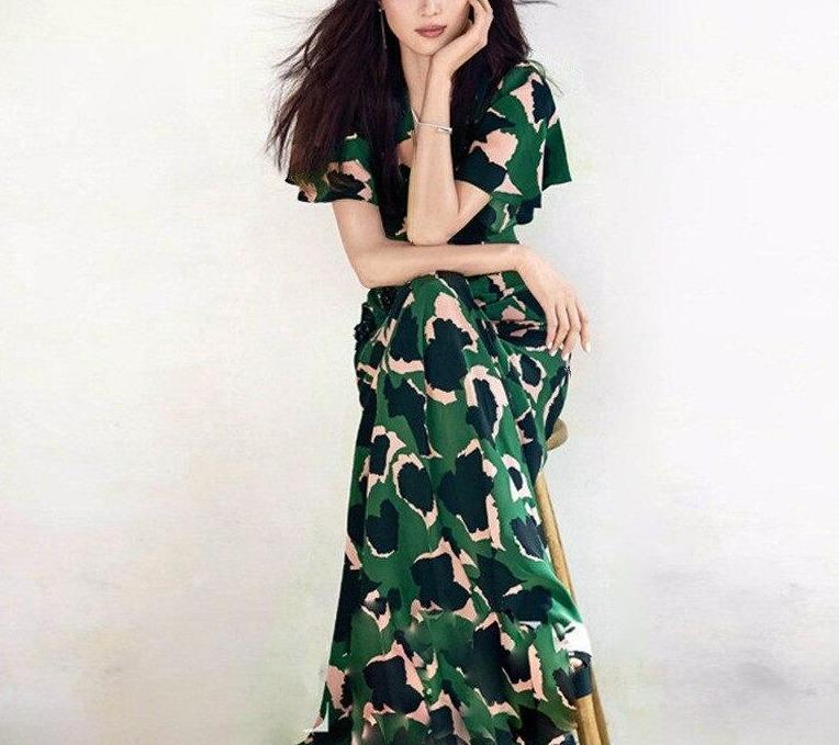 Vintage 40-Luvun Puuvillamekko