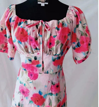 Vintage 40-Luvun Kukkainen Mekko