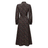 Vintage 40-Luvun Flowy Musta Mekko