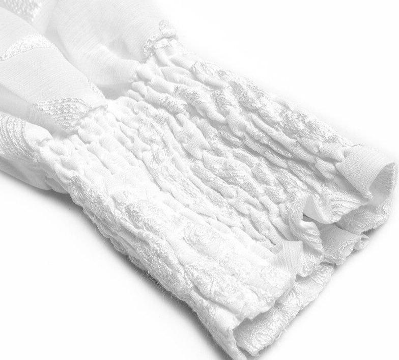 Vintage 40-Luvun Valkoinen Lyhtymekko