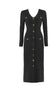 Vintage 40-Luvun Musta Bodycon-Mekko