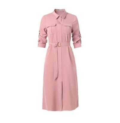 Vintage 40-Luvun Old School Mekko Vaaleanpunainen