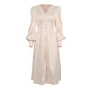 Vintage 40-Luvun Beige Satiinimekko