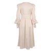 Vintage 40-Luvun Beige Satiinimekko