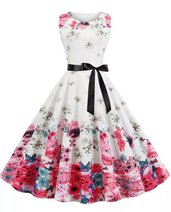 Hell Bunny Panther 50 Luvun Swing Mekko Aqua