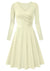 Vintage 60s Plus Size Beige Mekko