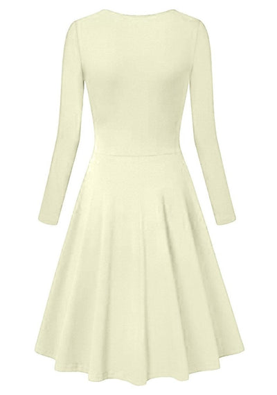 Vintage 60s Plus Size Beige Mekko