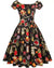 Vintage 60-Luvun Mekko Plus-Koon Laivastonsininen