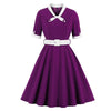 Vintage Syksyn Violetti Mekko