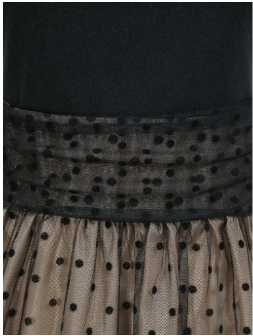 Preppy Vintage -Mekko, Musta