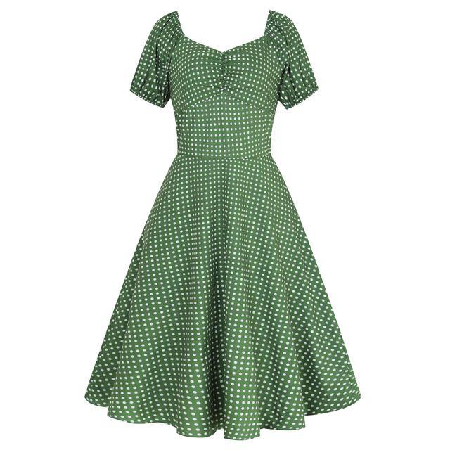50-Luvun Vihreä Mekko