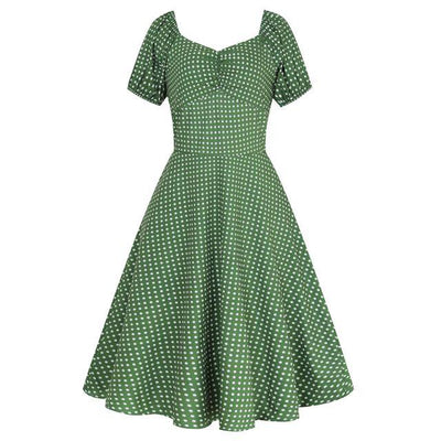50-Luvun Vihreä Mekko