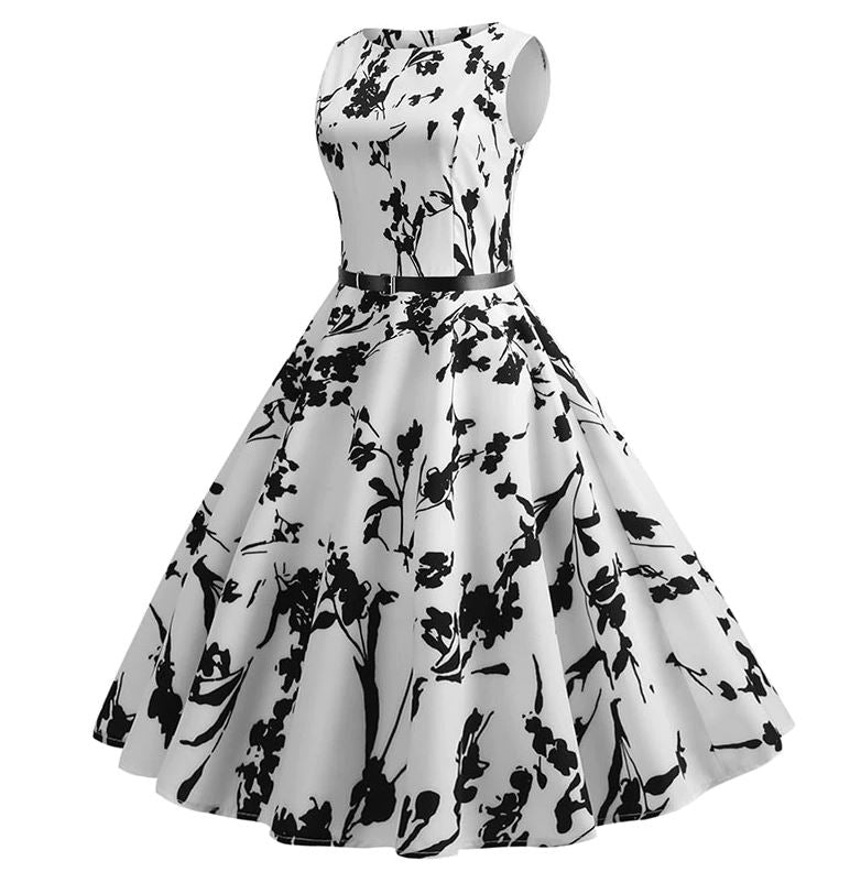 Valkoinen Vintage Mekko