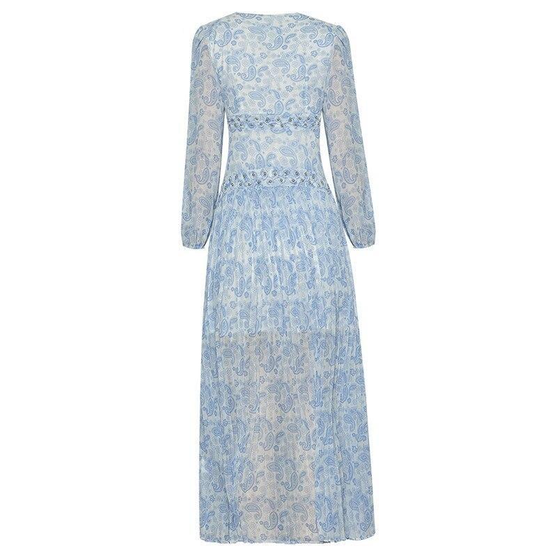 Sininen Vintage Mekko