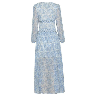 Sininen Vintage Mekko
