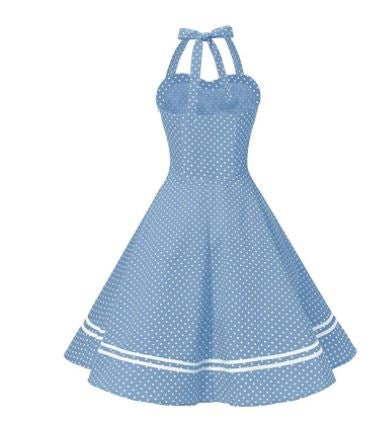 Vintage Boogie Woogie -Mekko, Sininen