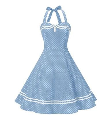 Vintage Boogie Woogie -Mekko, Sininen
