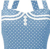 Vintage Boogie Woogie -Mekko, Sininen
