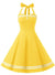 Vintage Boogie Woogie Keltainen Mekko