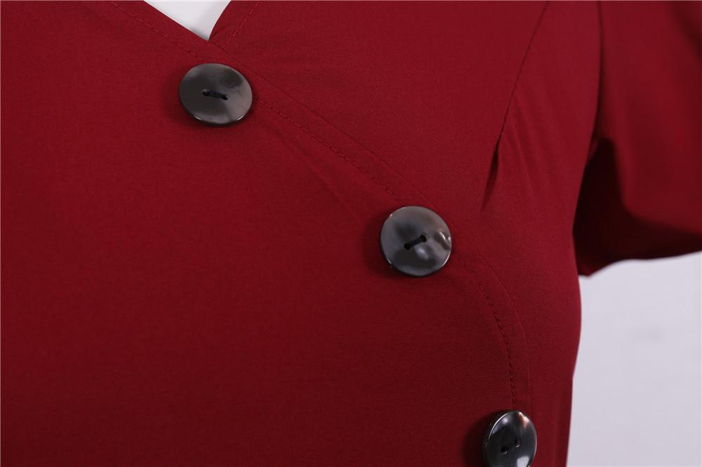 Vintage-Mekon Napit Viininpunainen