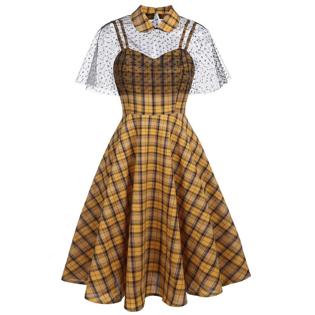Vintage Ruutumekko Huntulla