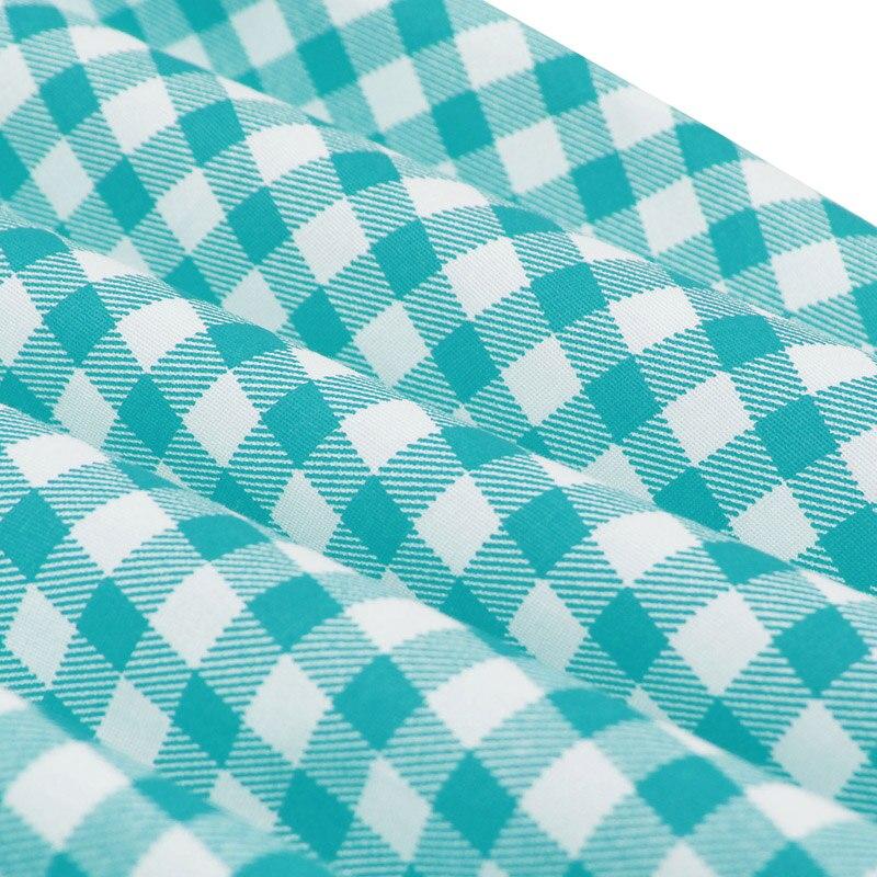 Vintage Turkoosi Ruutumekko