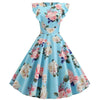 Vintage Chic Retro Mekko Sininen