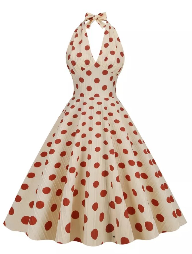 Vintage Tyylikäs Retro Kesämekko