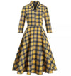 Vintage Leveäkaula-Mekko